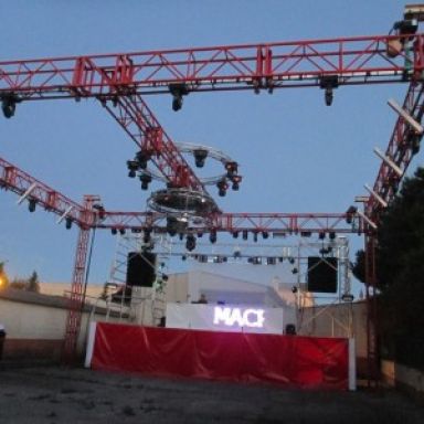 Logotipo de Disco Escarlata